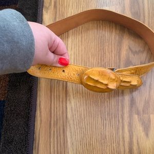 Boys belt in ostrich